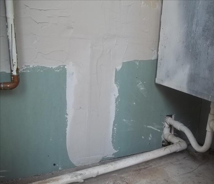 repaired mold damaged area